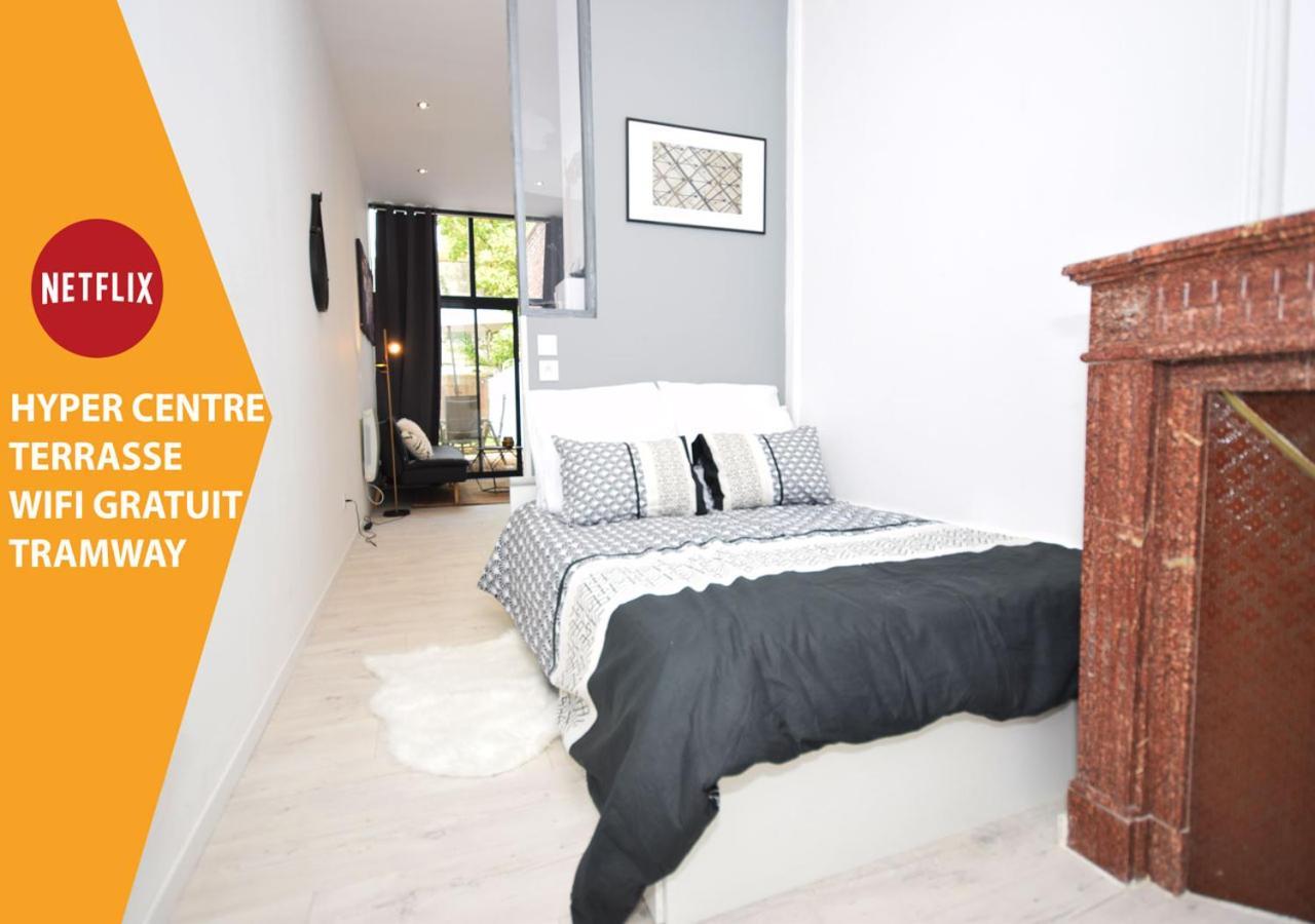 Hyper Centre Valenciennes - Wifi - Terrasse - Tramway - Lerelaisdodile2 Apartman Kültér fotó