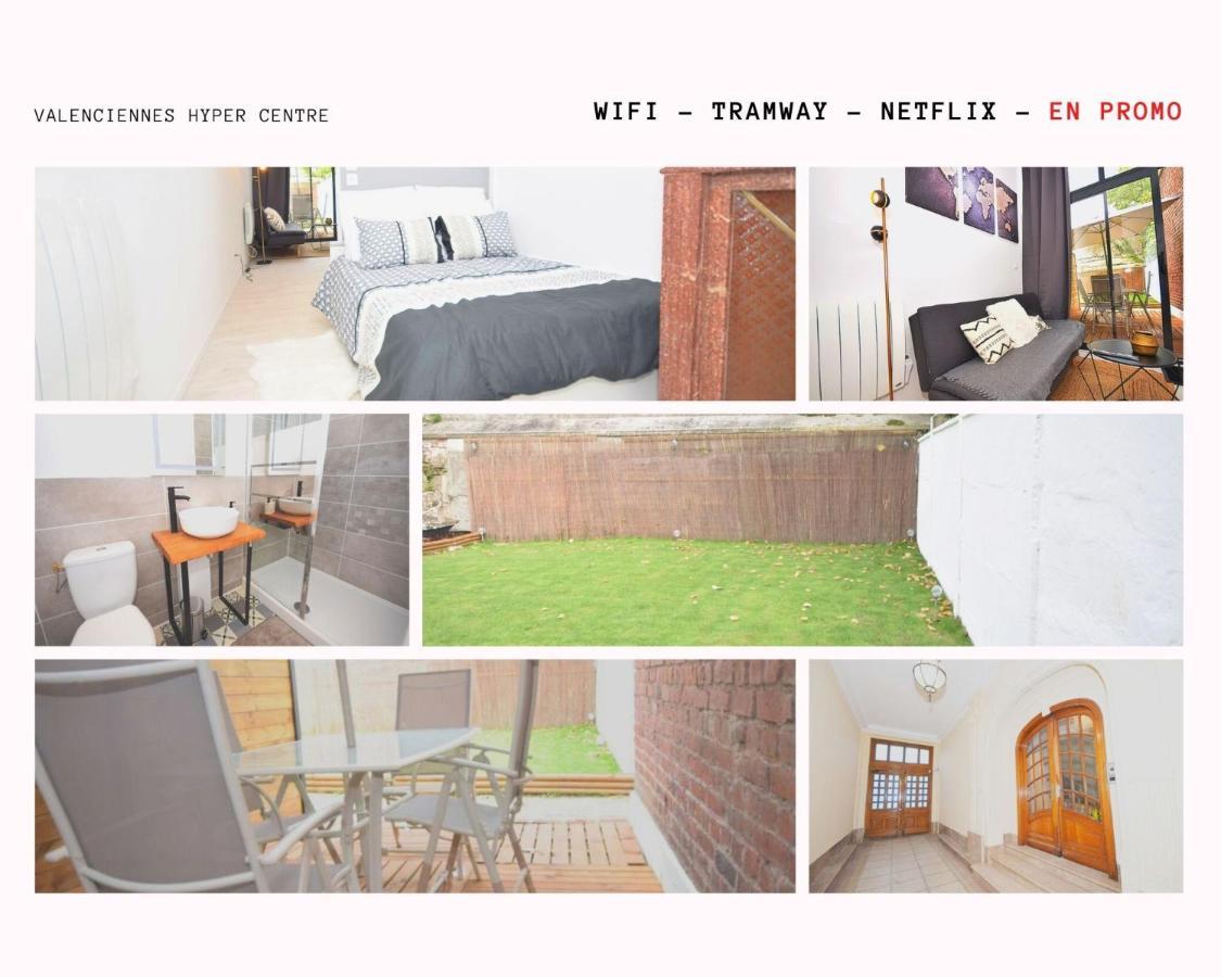 Hyper Centre Valenciennes - Wifi - Terrasse - Tramway - Lerelaisdodile2 Apartman Kültér fotó